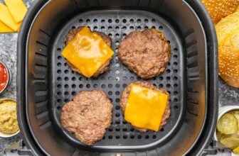 Juicy Air Fryer Hamburgers – thestayathomech...